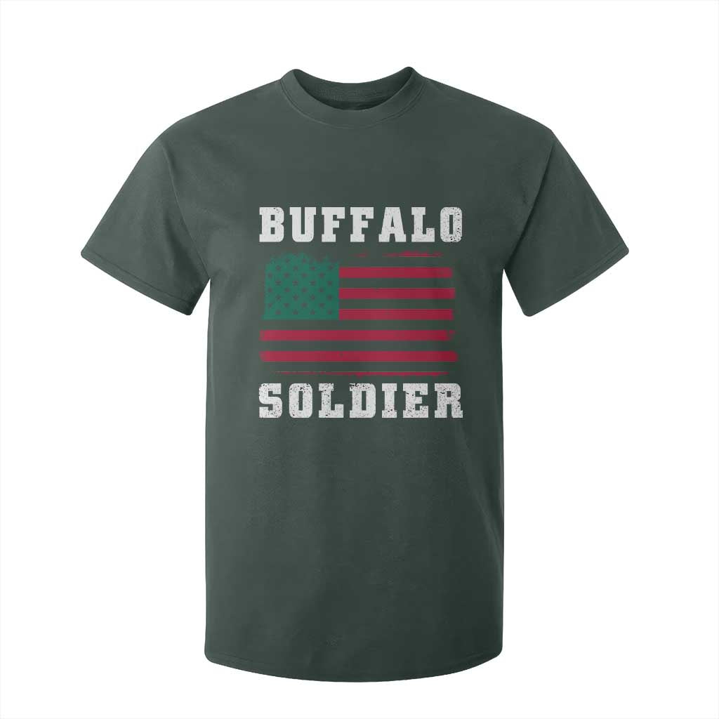 Buffalo Soldiers T Shirt For Kid African American Cavalry Black History