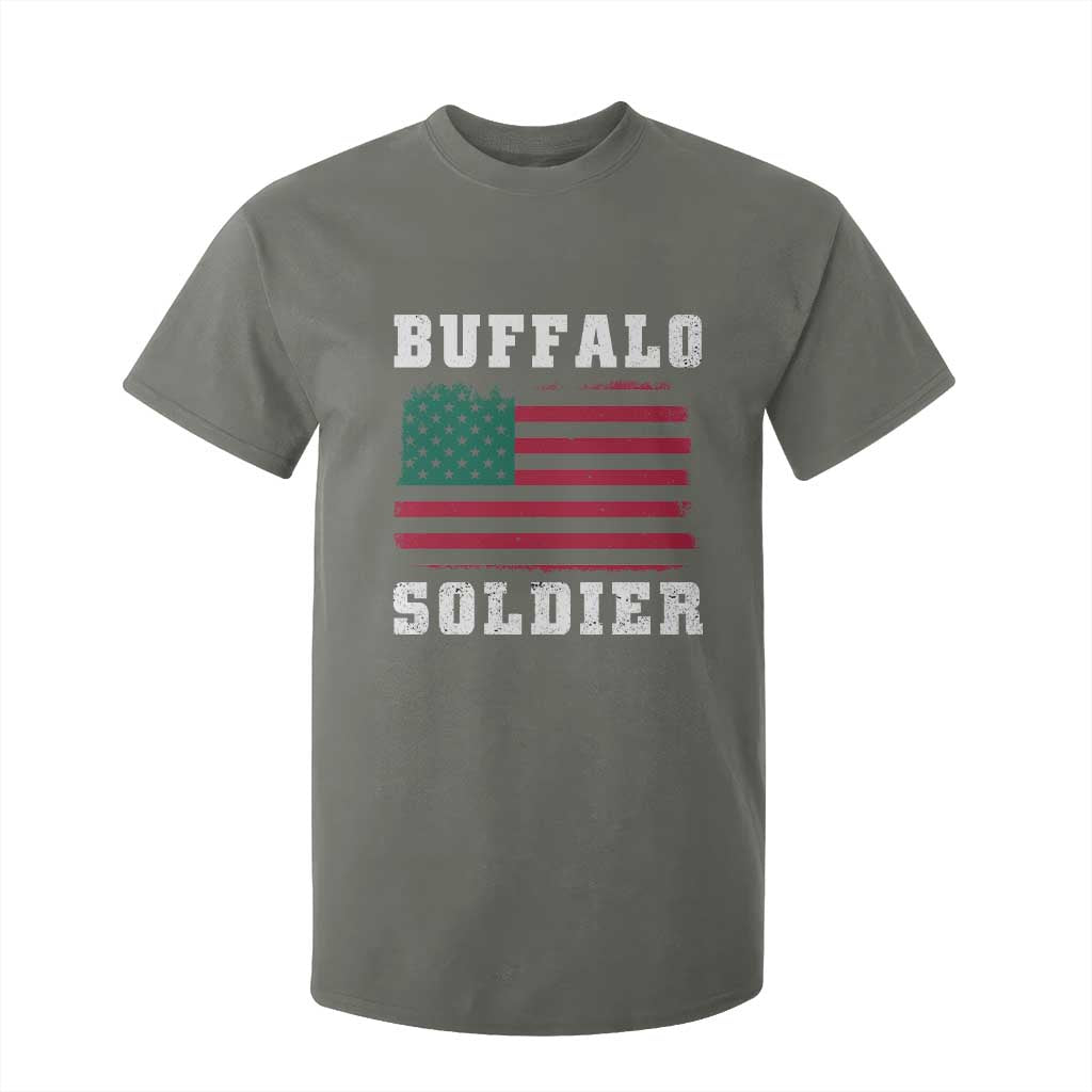 Buffalo Soldiers T Shirt For Kid African American Cavalry Black History