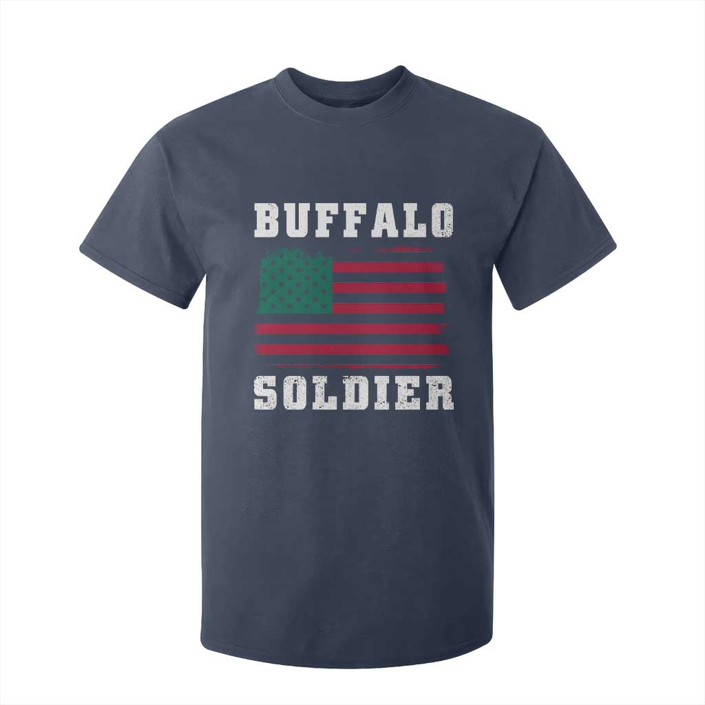 Buffalo Soldiers T Shirt For Kid African American Cavalry Black History