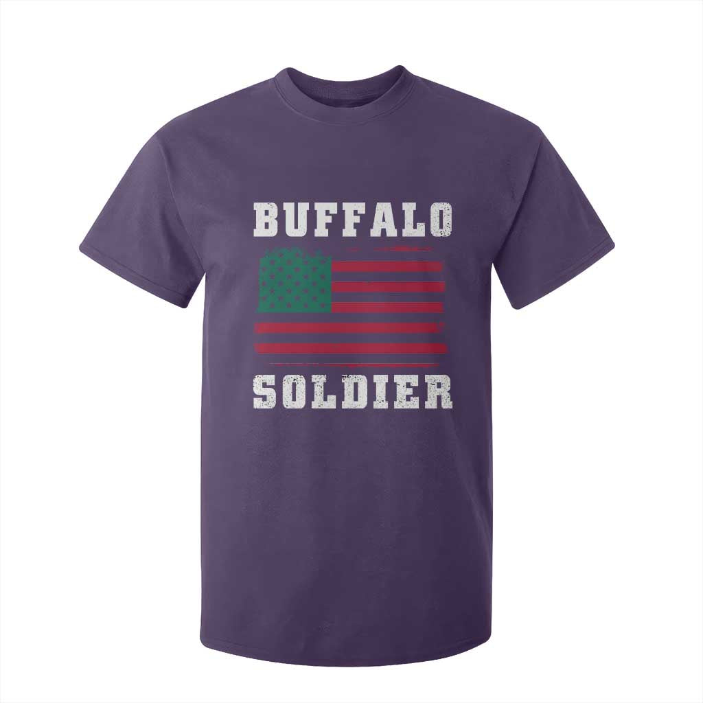 Buffalo Soldiers T Shirt For Kid African American Cavalry Black History