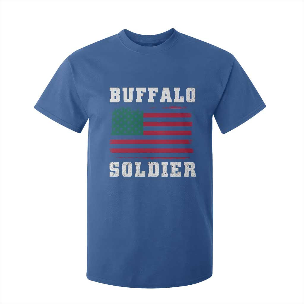 Buffalo Soldiers T Shirt For Kid African American Cavalry Black History