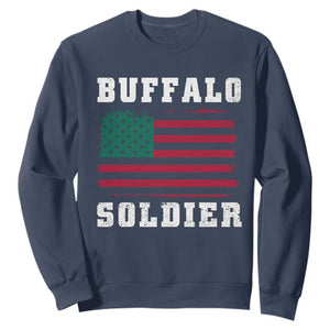 Buffalo Soldiers Sweatshirt African American Cavalry Black History