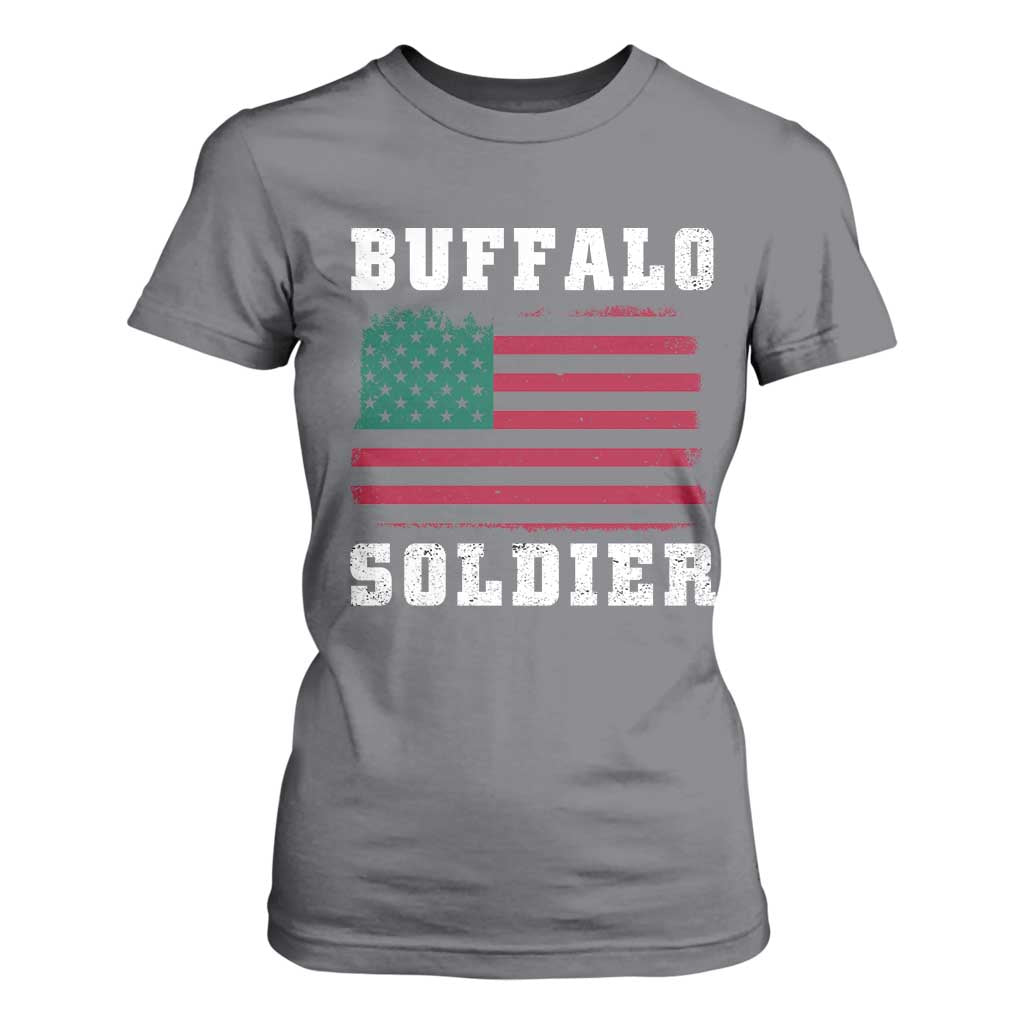 Buffalo Soldiers T Shirt For Women African American Cavalry Black History