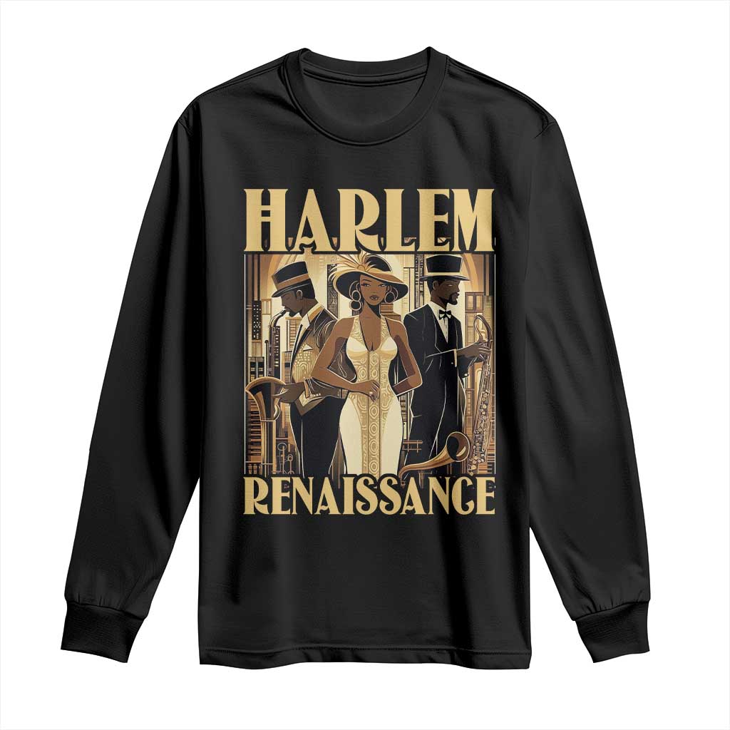 Harlem Renaissance Long Sleeve Shirt 1920s Art Black History Month