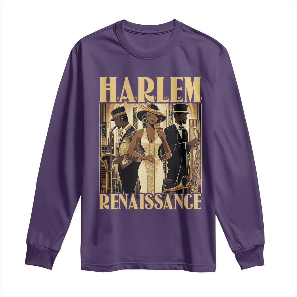 Harlem Renaissance Long Sleeve Shirt 1920s Art Black History Month