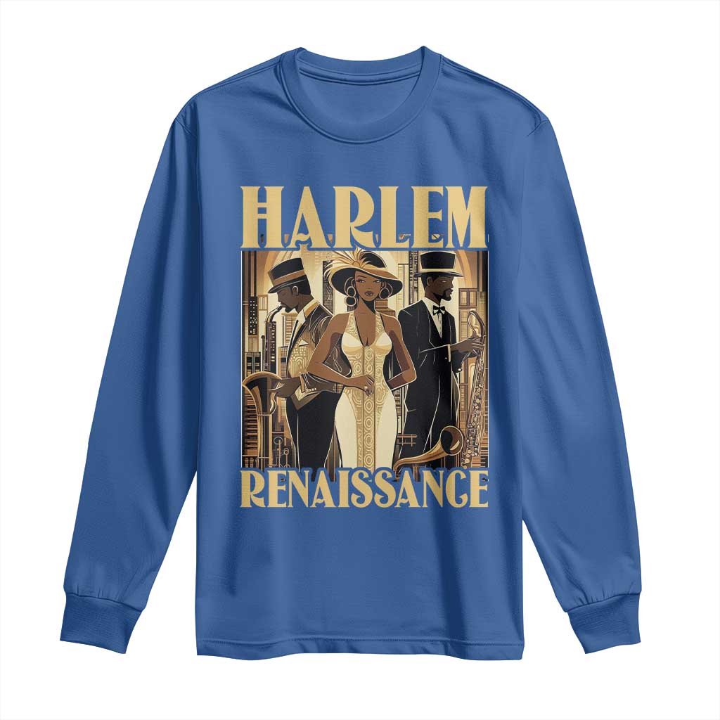 Harlem Renaissance Long Sleeve Shirt 1920s Art Black History Month
