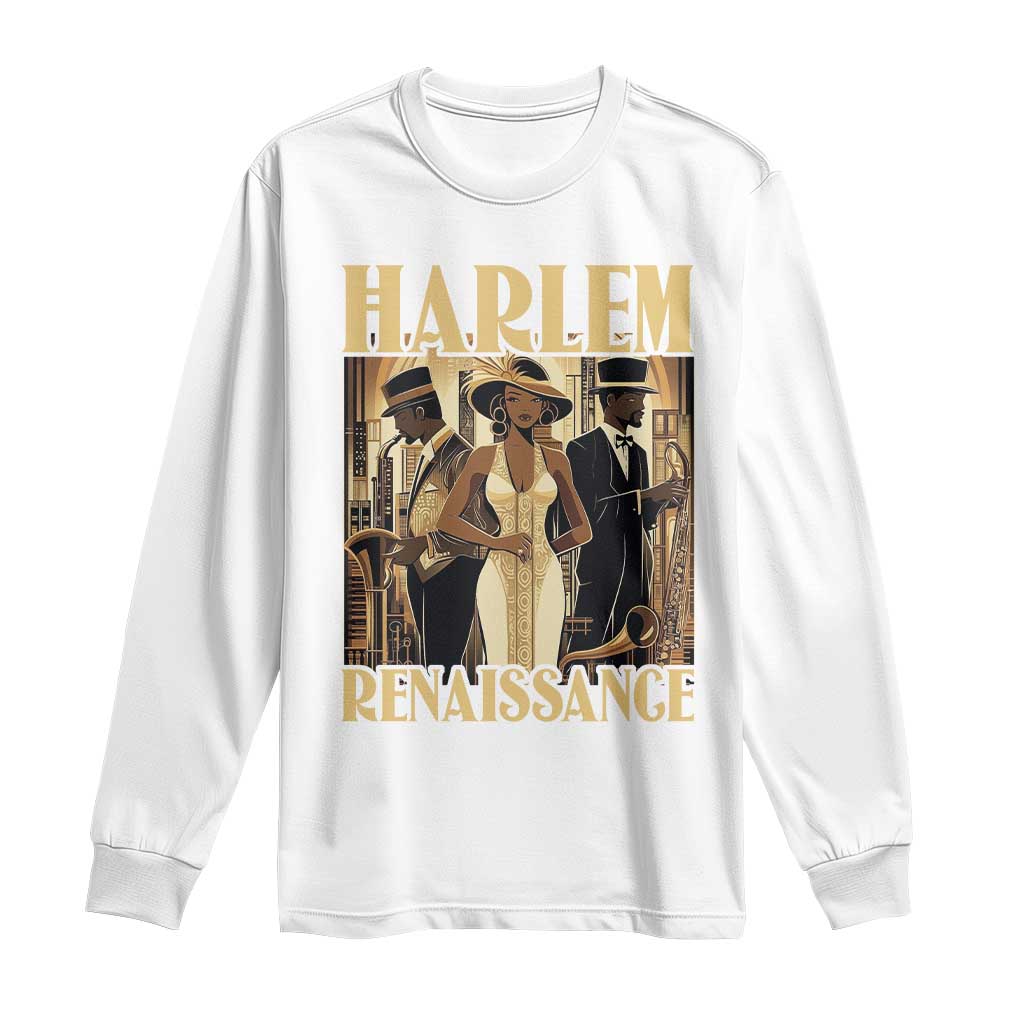 Harlem Renaissance Long Sleeve Shirt 1920s Art Black History Month