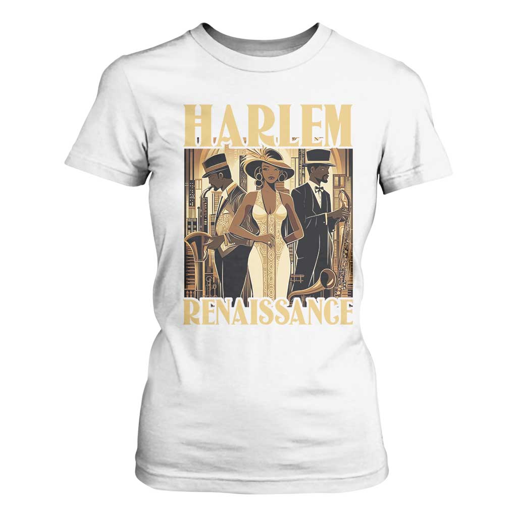 Harlem Renaissance T Shirt For Women 1920s Art Black History Month