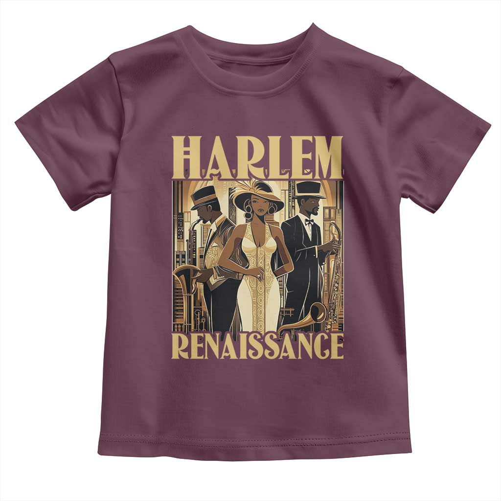 Harlem Renaissance Toddler T Shirt 1920s Art Black History Month