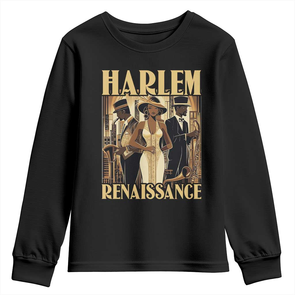 Harlem Renaissance Youth Sweatshirt 1920s Art Black History Month