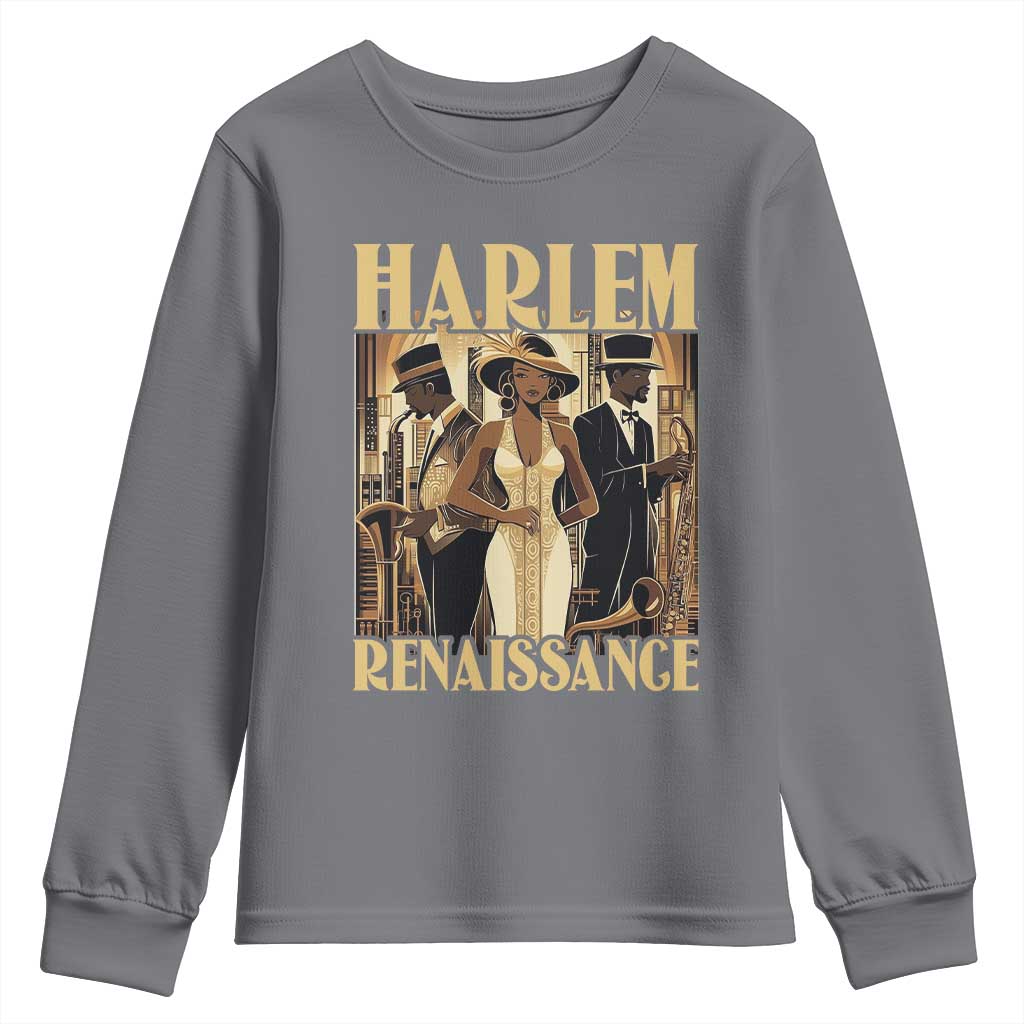 Harlem Renaissance Youth Sweatshirt 1920s Art Black History Month