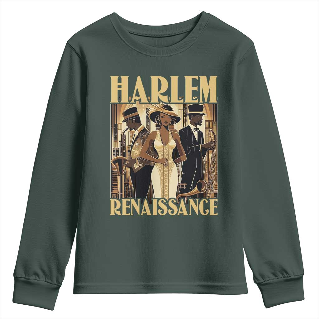 Harlem Renaissance Youth Sweatshirt 1920s Art Black History Month
