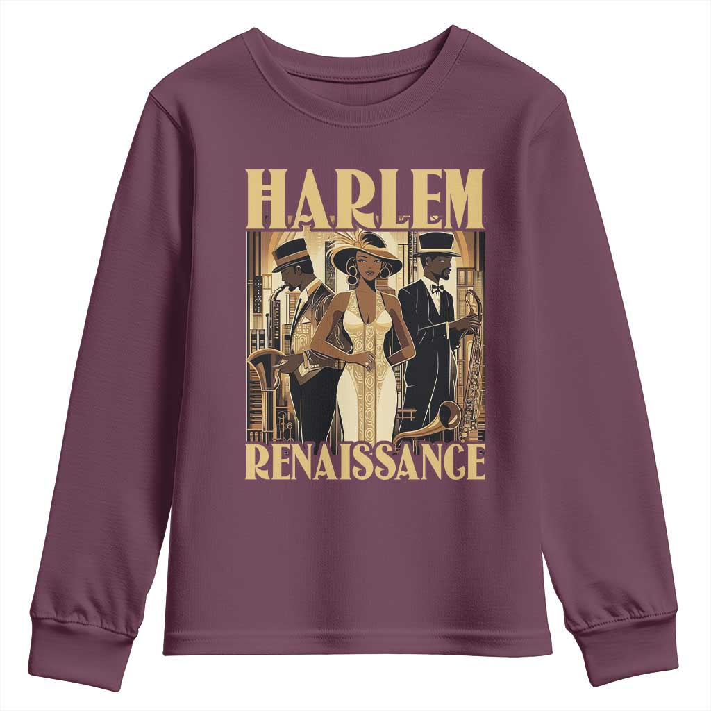 Harlem Renaissance Youth Sweatshirt 1920s Art Black History Month