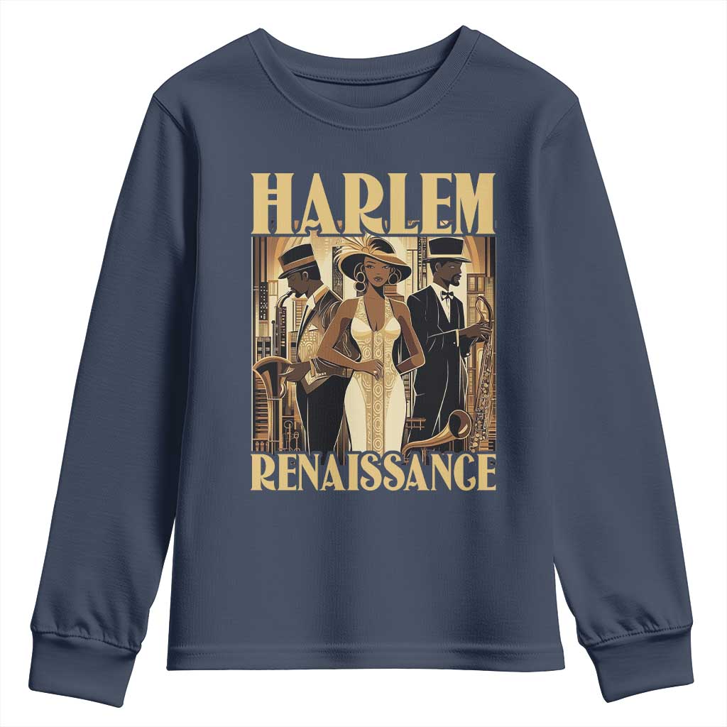 Harlem Renaissance Youth Sweatshirt 1920s Art Black History Month