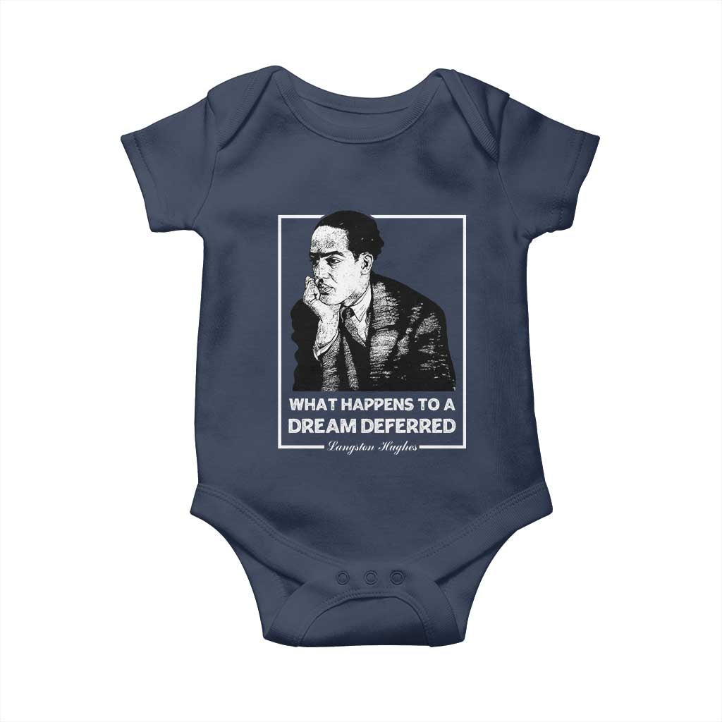 Langston Hughes Baby Onesie A Dream Deferred Harlem Renaissance