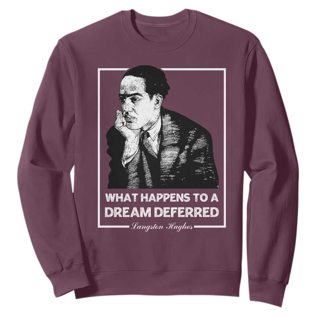Langston Hughes Sweatshirt A Dream Deferred Harlem Renaissance