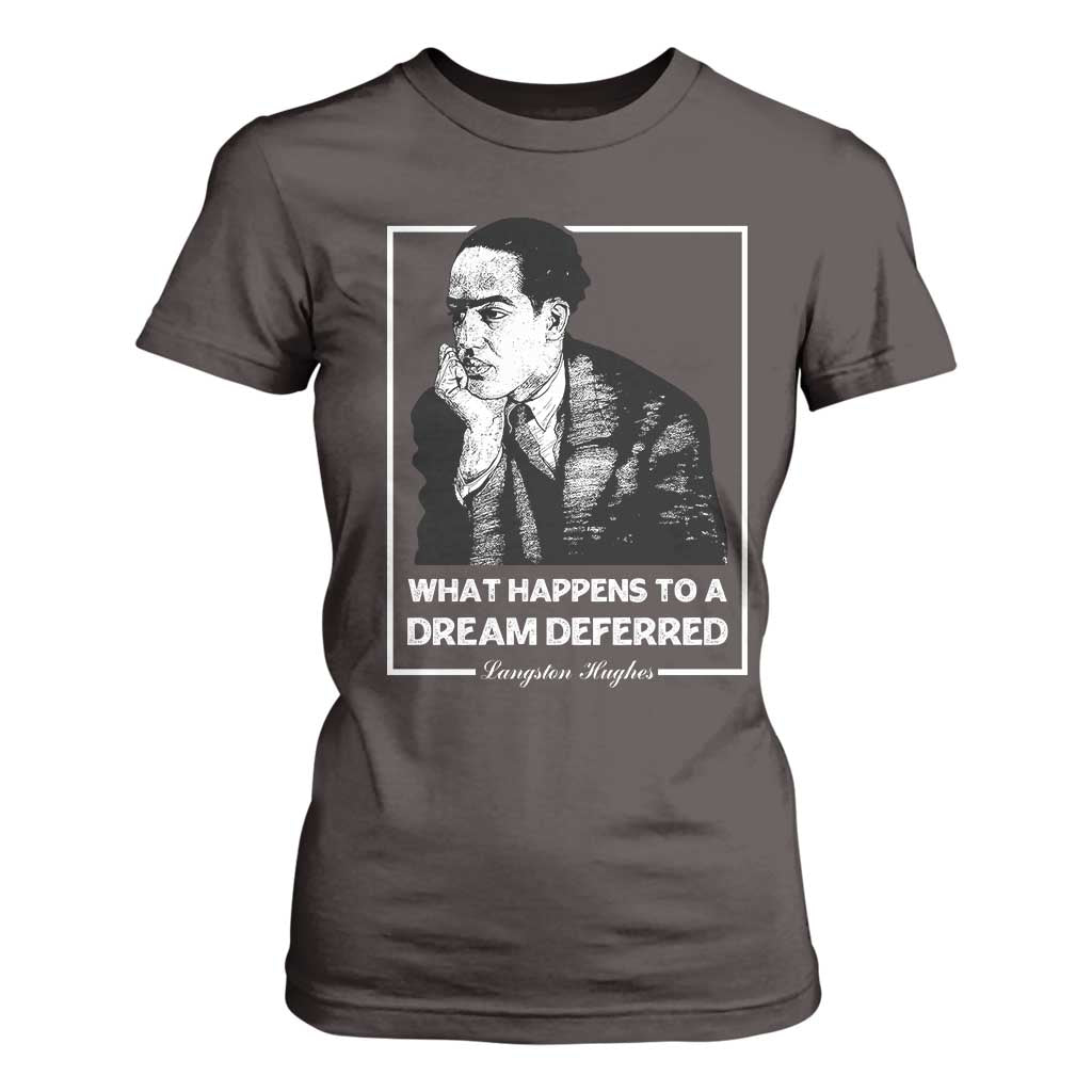 Langston Hughes T Shirt For Women A Dream Deferred Harlem Renaissance