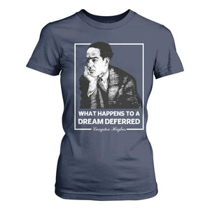 Langston Hughes T Shirt For Women A Dream Deferred Harlem Renaissance