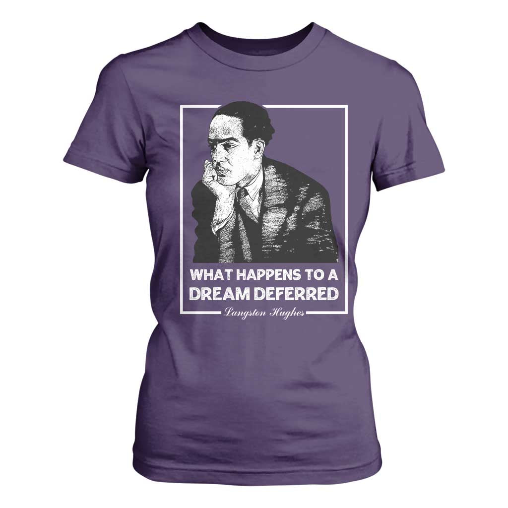 Langston Hughes T Shirt For Women A Dream Deferred Harlem Renaissance
