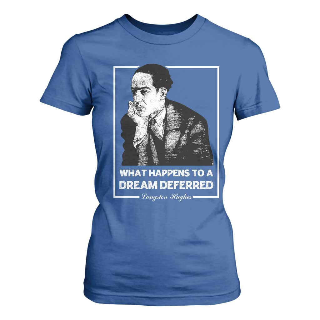 Langston Hughes T Shirt For Women A Dream Deferred Harlem Renaissance