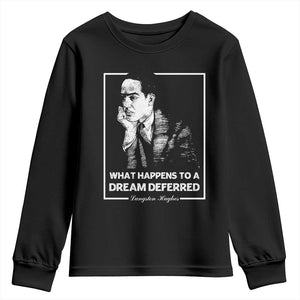 Langston Hughes Youth Sweatshirt A Dream Deferred Harlem Renaissance