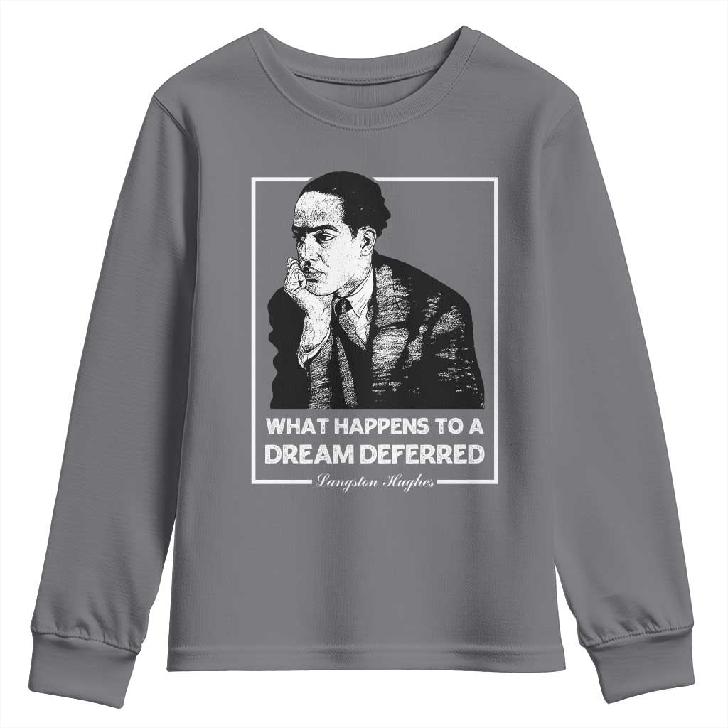 Langston Hughes Youth Sweatshirt A Dream Deferred Harlem Renaissance