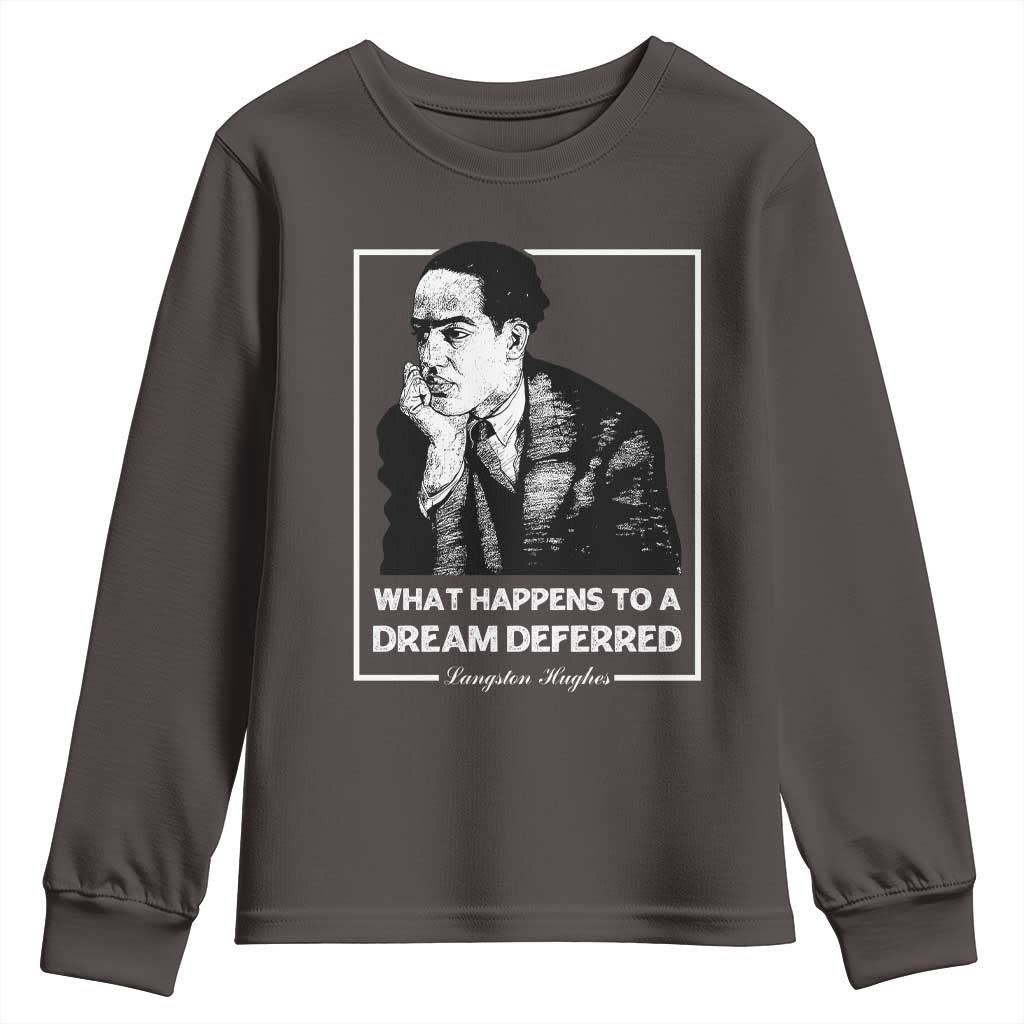 Langston Hughes Youth Sweatshirt A Dream Deferred Harlem Renaissance