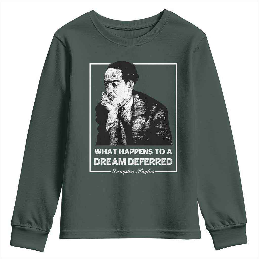 Langston Hughes Youth Sweatshirt A Dream Deferred Harlem Renaissance