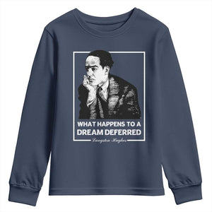 Langston Hughes Youth Sweatshirt A Dream Deferred Harlem Renaissance