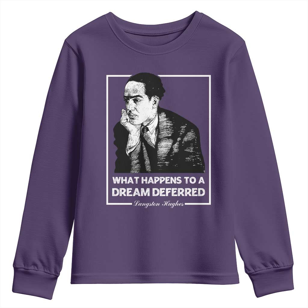 Langston Hughes Youth Sweatshirt A Dream Deferred Harlem Renaissance