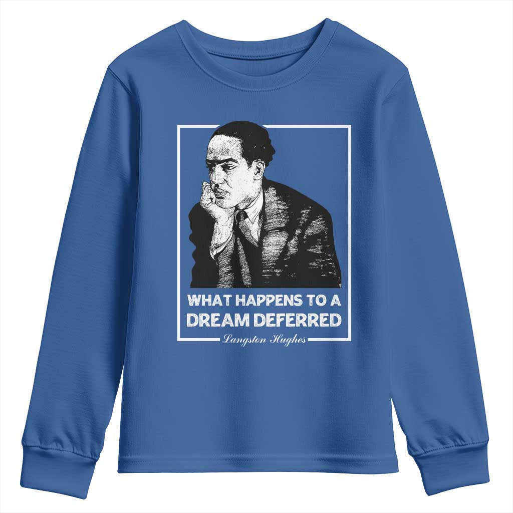 Langston Hughes Youth Sweatshirt A Dream Deferred Harlem Renaissance