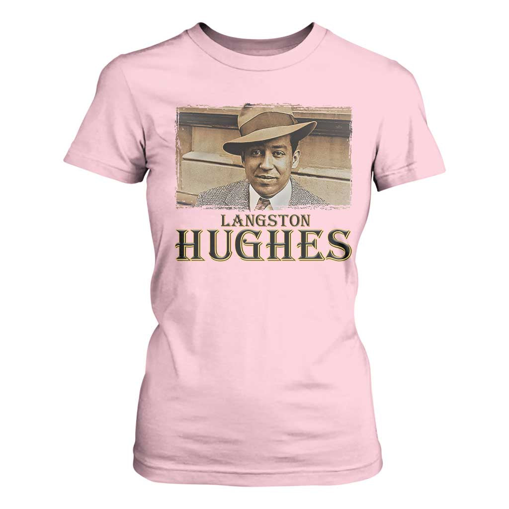 Langston Hughes T Shirt For Women Harlem Renaissance Black History