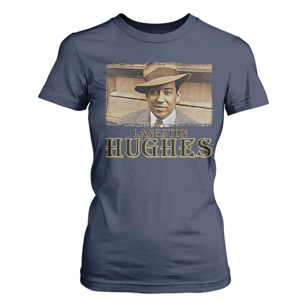 Langston Hughes T Shirt For Women Harlem Renaissance Black History