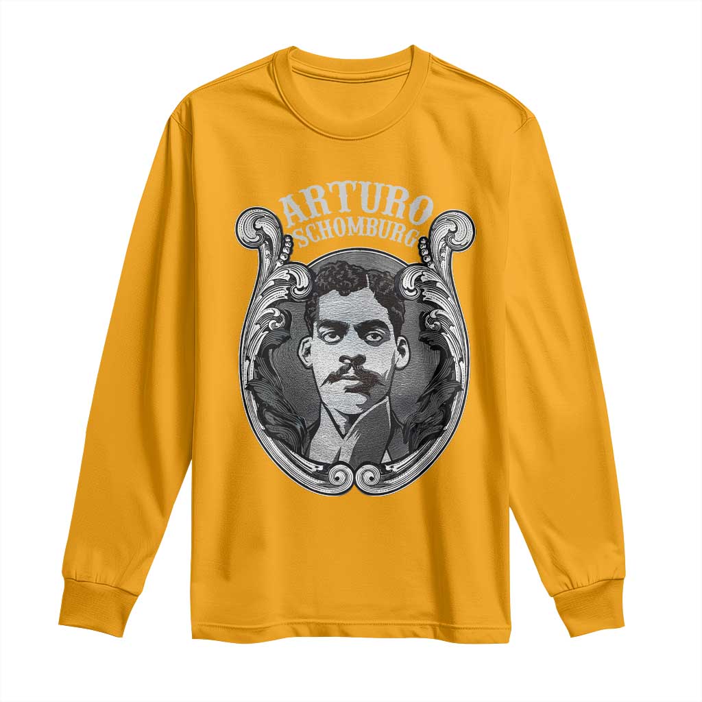 Arturo Schomburg Harlem Renaissance Long Sleeve Shirt