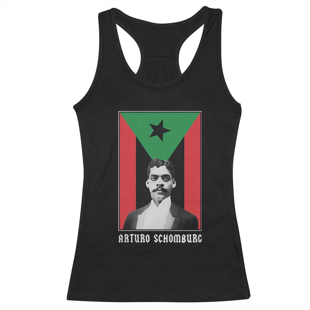 Arturo Schomburg Racerback Tank Top Puerto Rican Harlem Renaissance