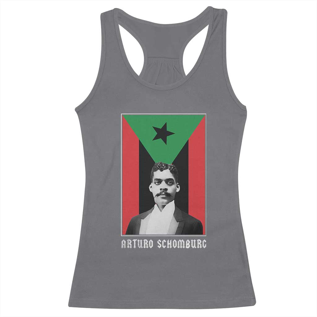 Arturo Schomburg Racerback Tank Top Puerto Rican Harlem Renaissance