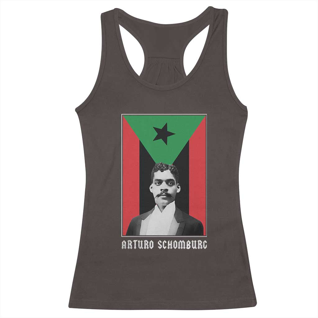 Arturo Schomburg Racerback Tank Top Puerto Rican Harlem Renaissance