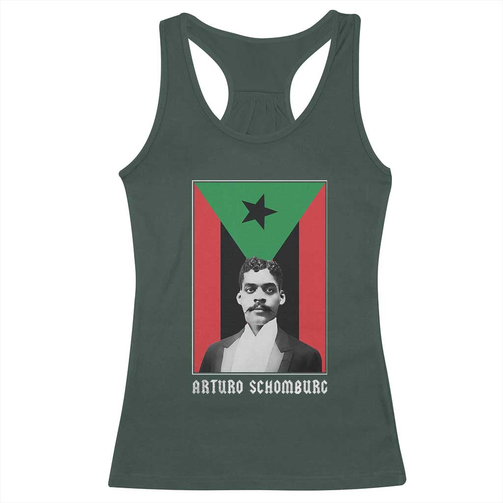 Arturo Schomburg Racerback Tank Top Puerto Rican Harlem Renaissance