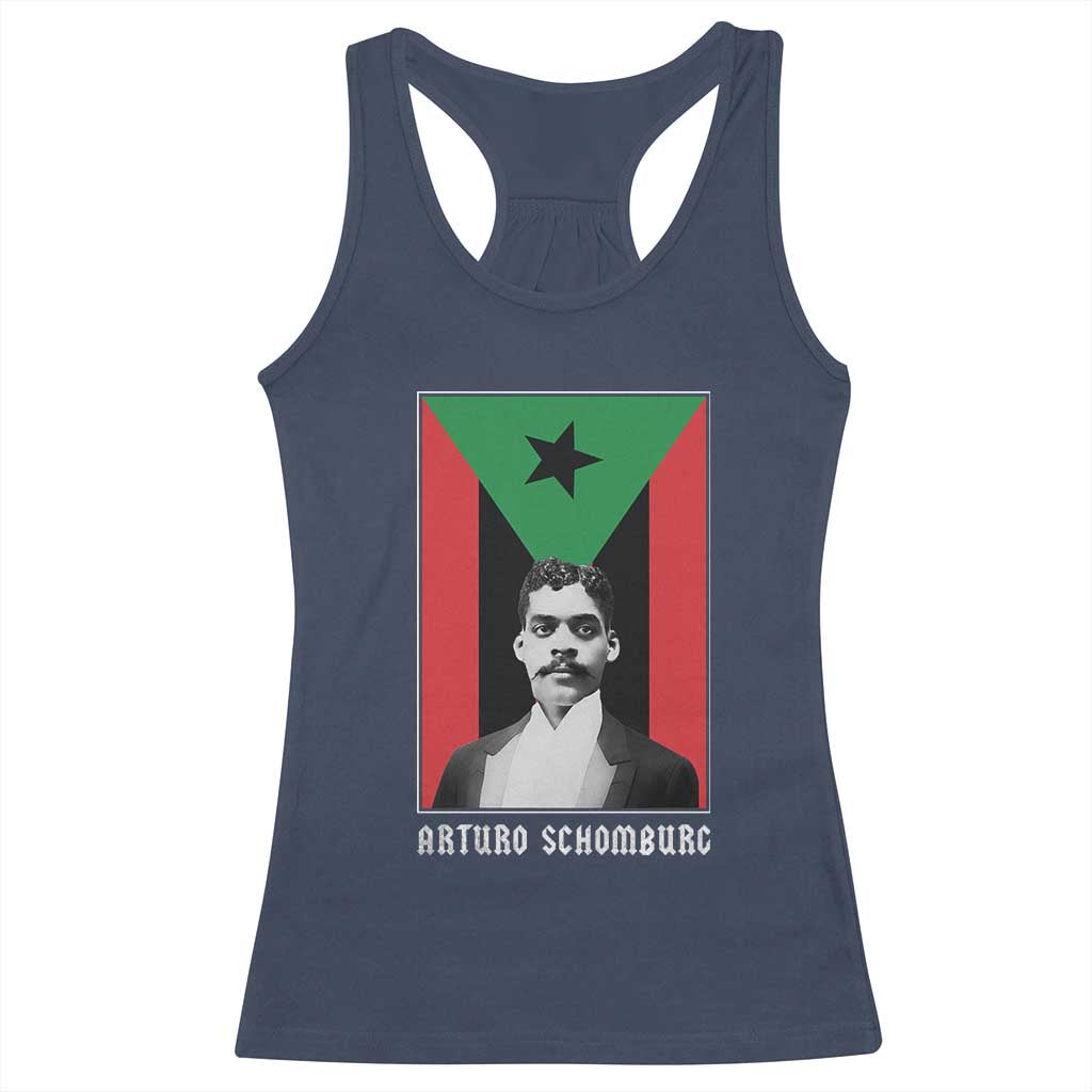 Arturo Schomburg Racerback Tank Top Puerto Rican Harlem Renaissance