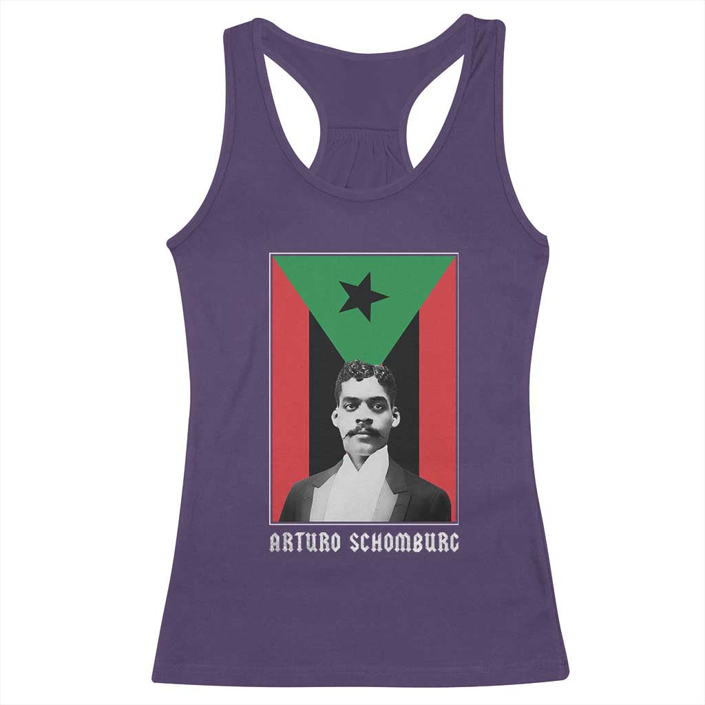 Arturo Schomburg Racerback Tank Top Puerto Rican Harlem Renaissance