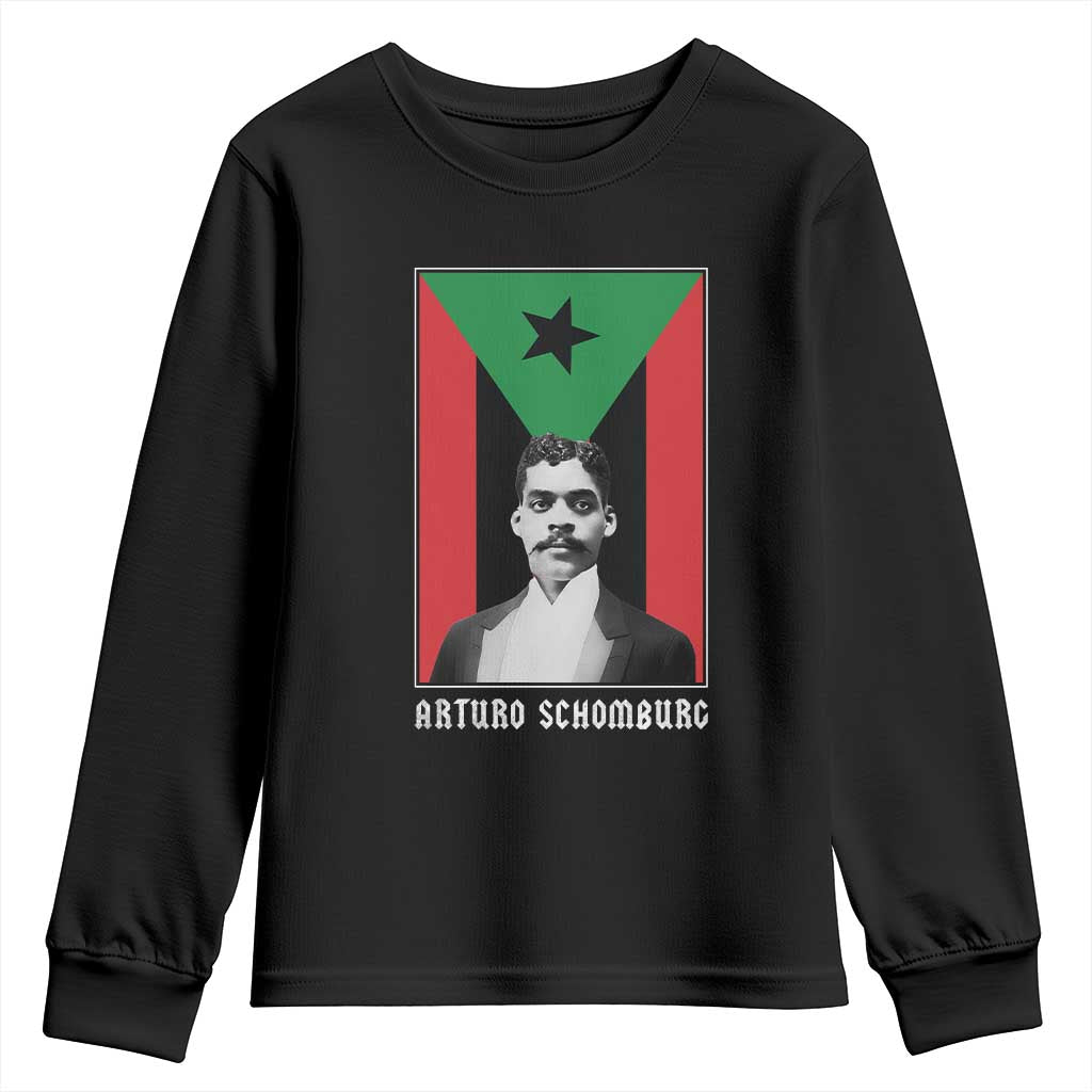 Arturo Schomburg Youth Sweatshirt Puerto Rican Harlem Renaissance