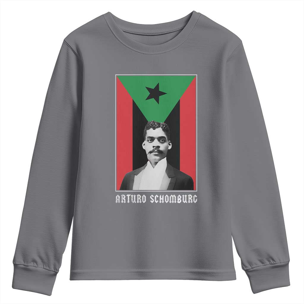 Arturo Schomburg Youth Sweatshirt Puerto Rican Harlem Renaissance