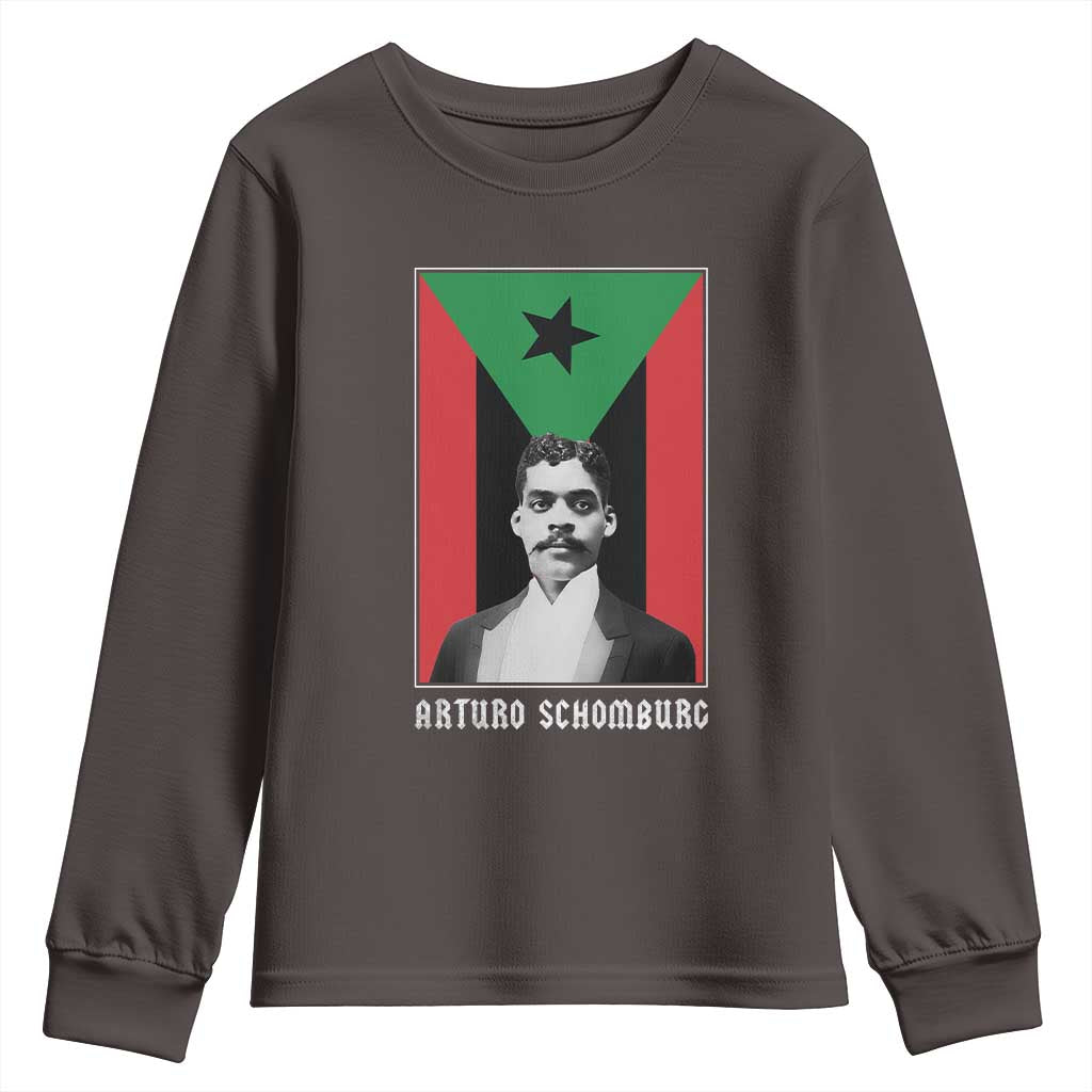 Arturo Schomburg Youth Sweatshirt Puerto Rican Harlem Renaissance