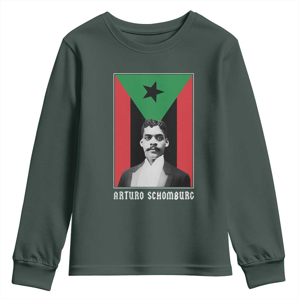 Arturo Schomburg Youth Sweatshirt Puerto Rican Harlem Renaissance