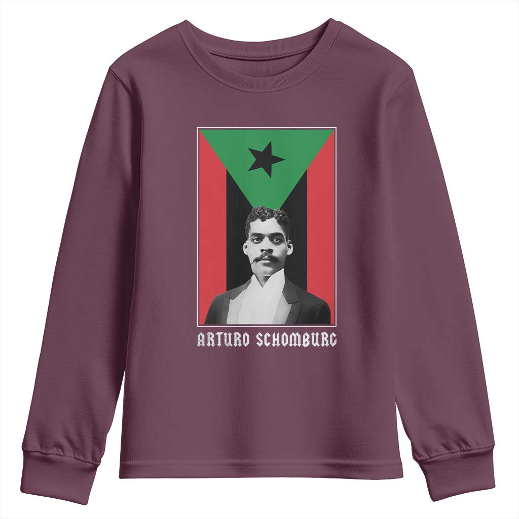 Arturo Schomburg Youth Sweatshirt Puerto Rican Harlem Renaissance