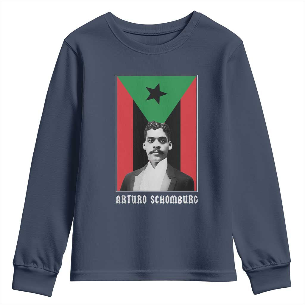 Arturo Schomburg Youth Sweatshirt Puerto Rican Harlem Renaissance