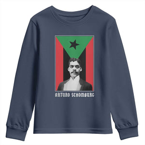 Arturo Schomburg Youth Sweatshirt Puerto Rican Harlem Renaissance