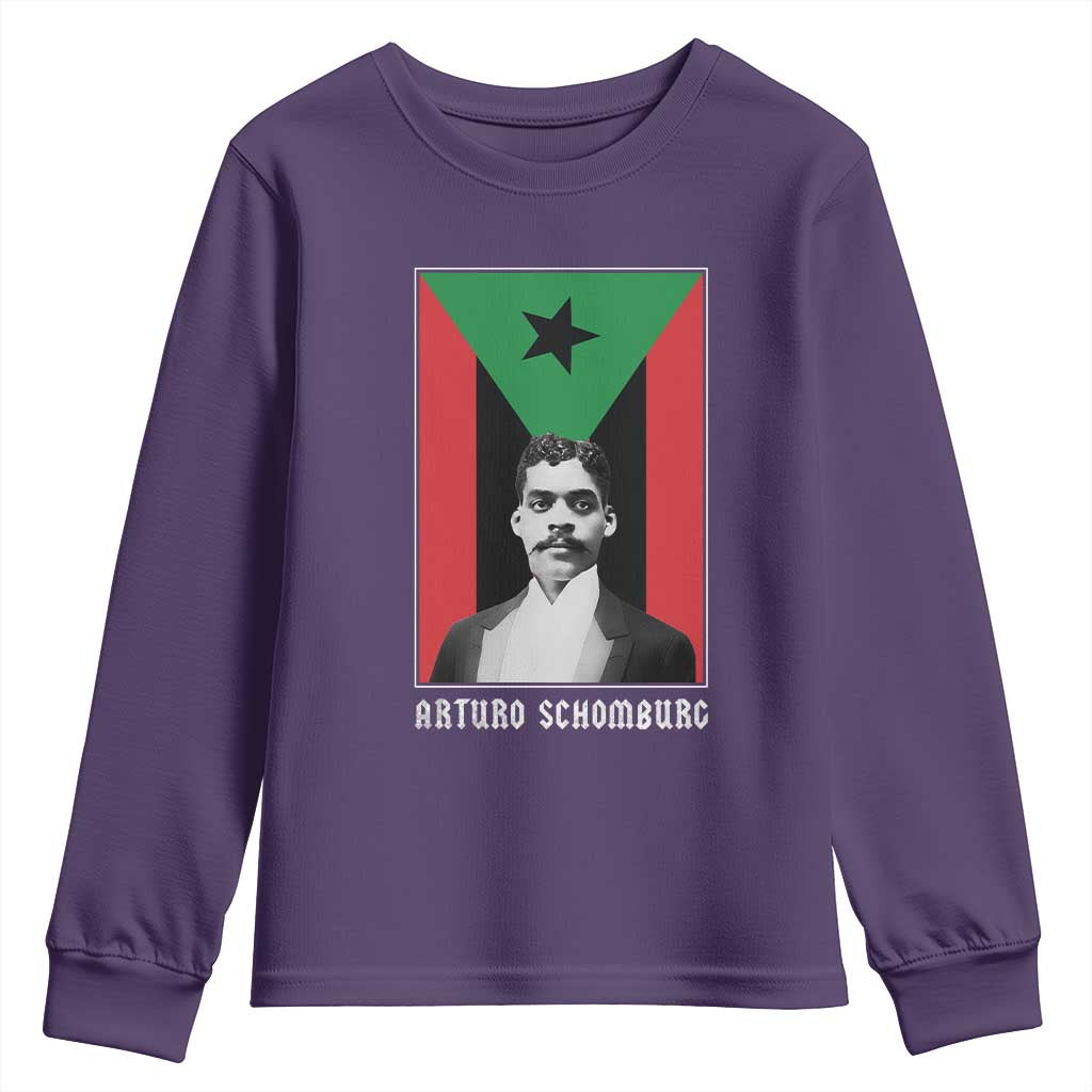 Arturo Schomburg Youth Sweatshirt Puerto Rican Harlem Renaissance