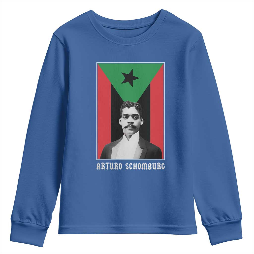 Arturo Schomburg Youth Sweatshirt Puerto Rican Harlem Renaissance