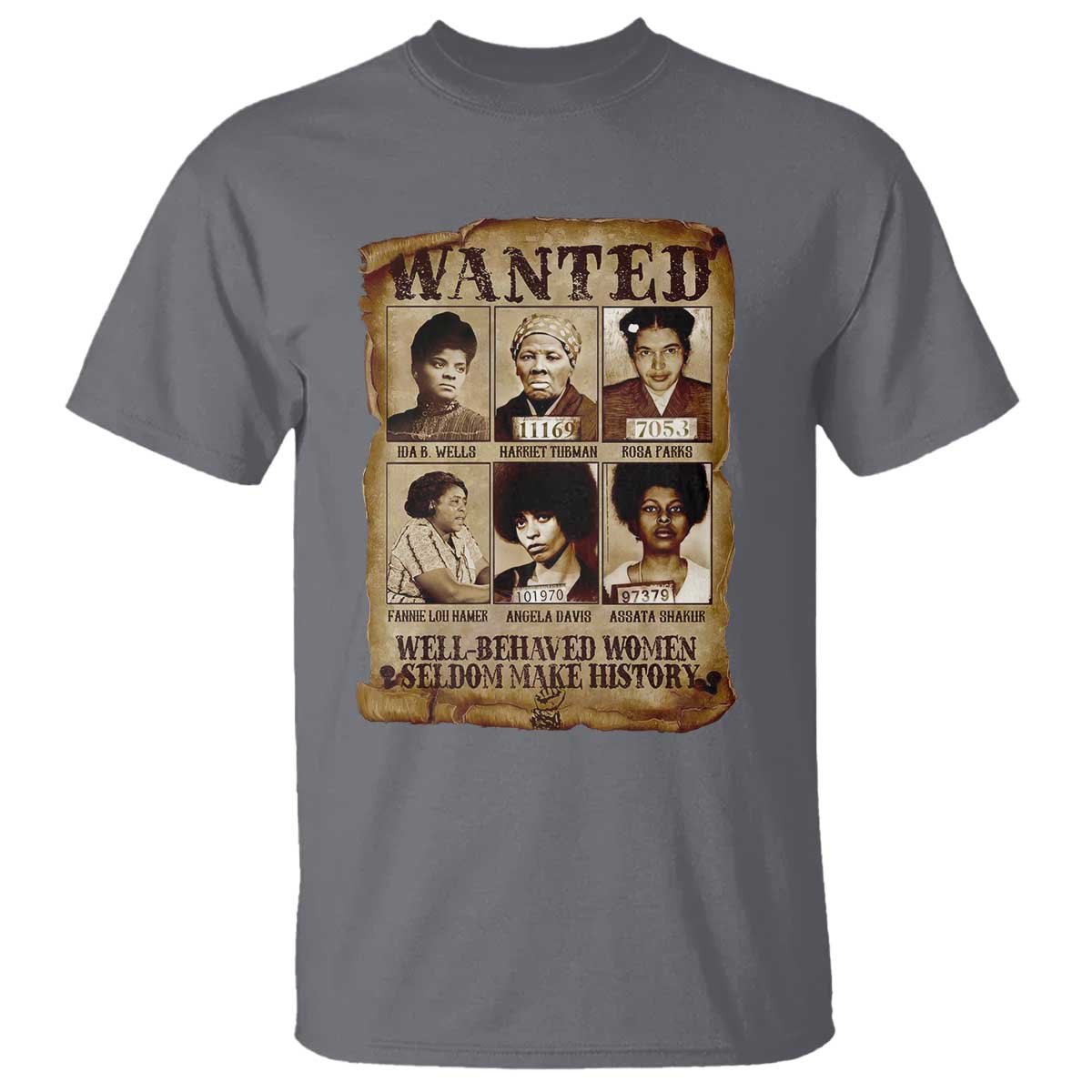 Black Women History T Shirt Well Behaved Women Rarely Make History Melanin